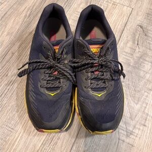 Hoka Navy Trail Athletic Shoes